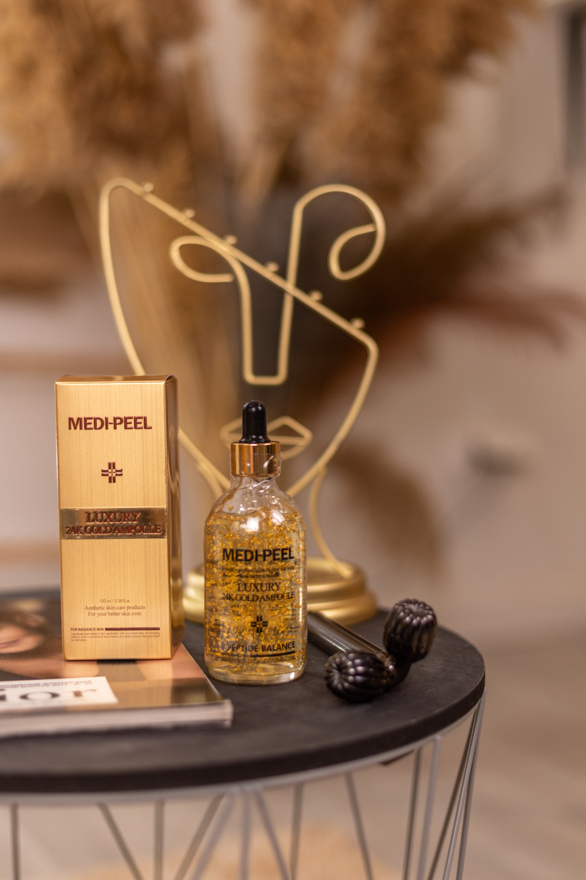 Ампула с золотом 24К для эластичности кожи Medi-Peel Luxury 24K Gold Ampoule - фото 3 - id-p107636110