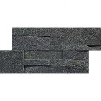 3D Панель из натурального камня, кварцит чёрный 180х350 мм (комплект 0,63 м2)