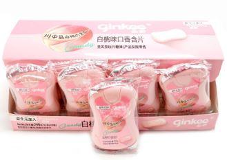 Драже жевательное Ginkee Prebiotics candy со вкусом Персика 12 гр (20 шт. в упаковке)