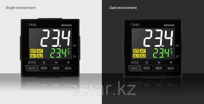 Температурный ПИД-контроллер с антибликовым ЖК-дисплеем TX4S-A4S, фото 2