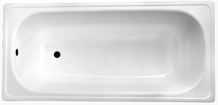 А-50001 Ванна стальная Antika с опорной подставкой 150x70x40 белая орхидея ОР-01200 - фото 1 - id-p107639476