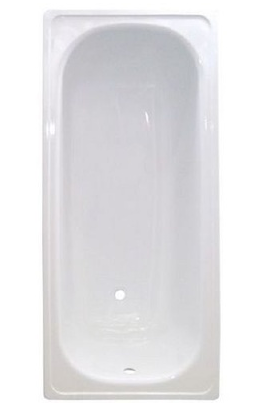 A-10901 Ванна стальная Antika с опорной подставкой 105х65х35,5 белая орхидея ОР-14300 - фото 1 - id-p107639620