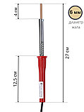 Паяльник электрический 40 Вт ЭПСН 40/230 в нержавеющем корпусе, с пластиковой ручкой (Белгород) 3735, фото 3