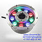 Led подводный светильник 6w RGB (цветной) для фонтана, 12V. Светодиодные светильники для фонтанов и бассейнов., фото 2