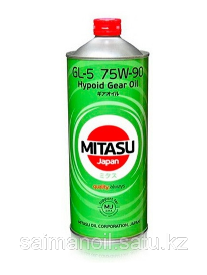 Масло трансмиссионное MITASU GEAR OIL GL-5 75W-90, 1л - фото 1 - id-p107632679