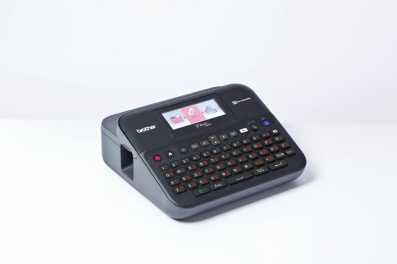 Принтер маркиратор Brother серия P-Touch PT-D600VP (печать на 6, 9, 12, 24мм лентах) (RUS) - фото 3 - id-p107643213