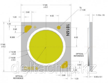 Светодиод CREE CXA1816 3000K WW