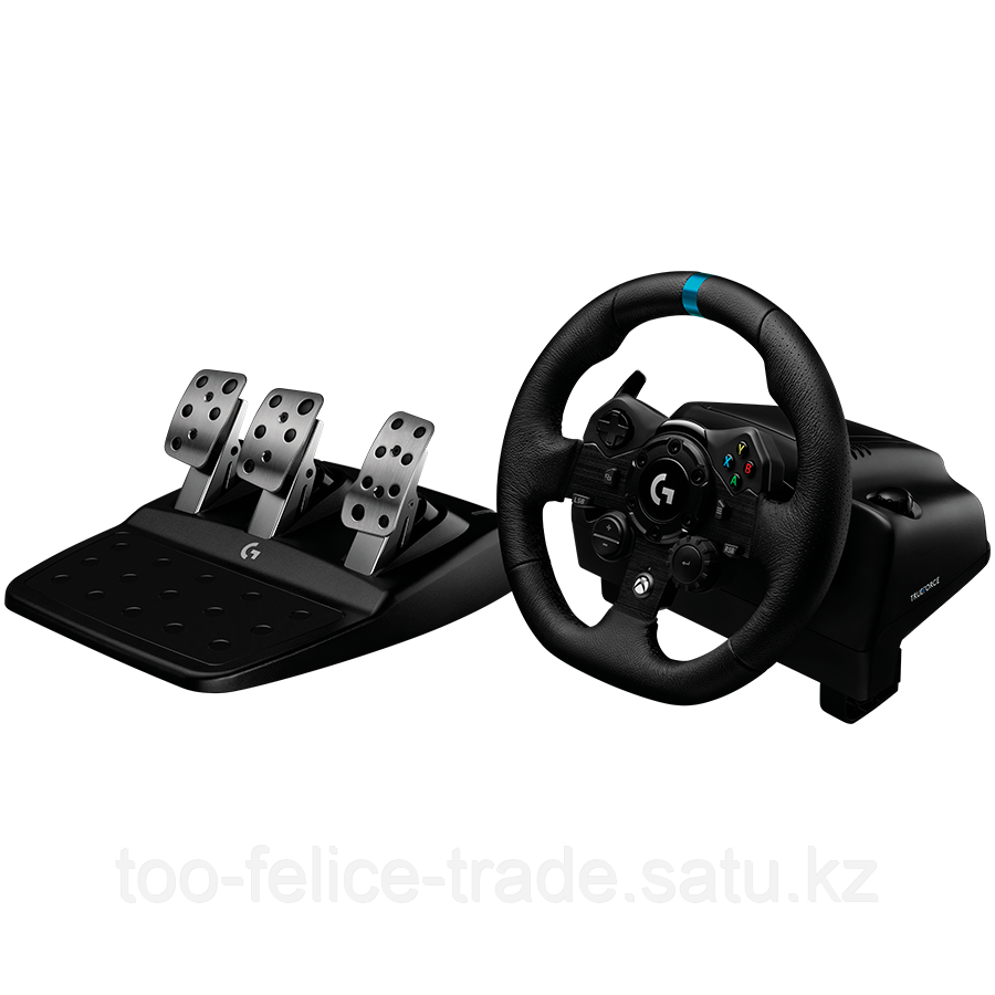 Контроллер для игровых симуляторов Logitech G923 (гоночный руль и педали для PS4 и ПК) (M/N: WU0006) - фото 1 - id-p103744301