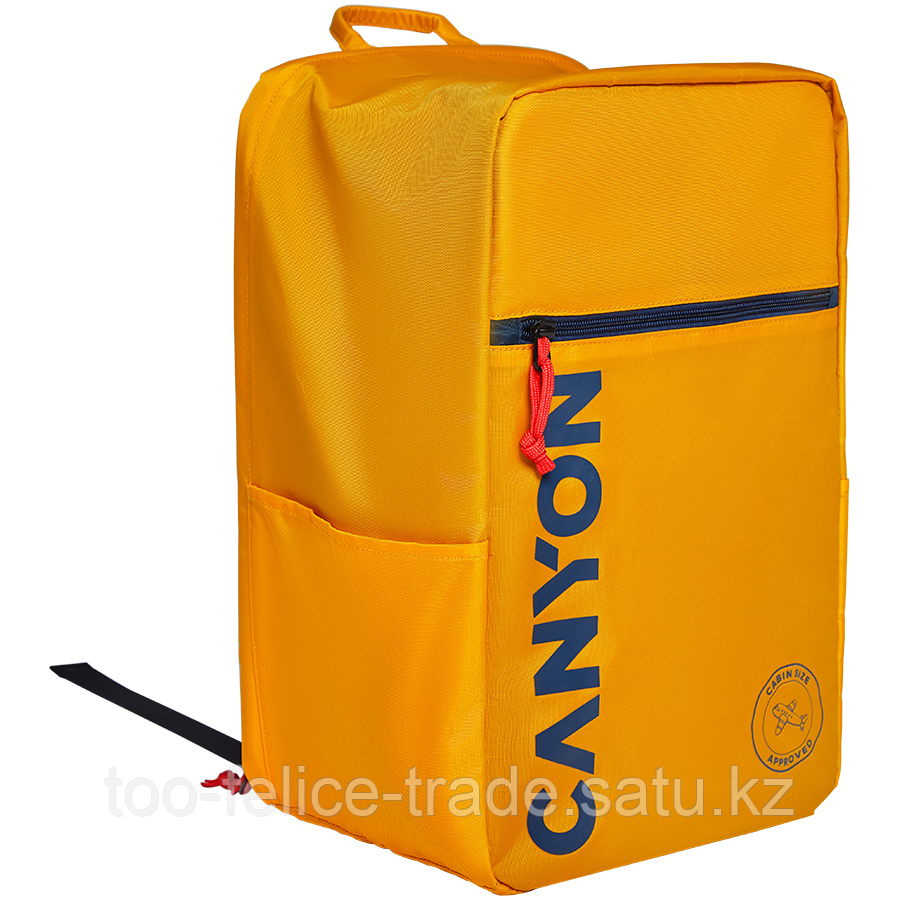 CANYON CSZ-02, cabin size backpack for 15.6'' laptop ,polyester ,yellow - фото 2 - id-p106722423