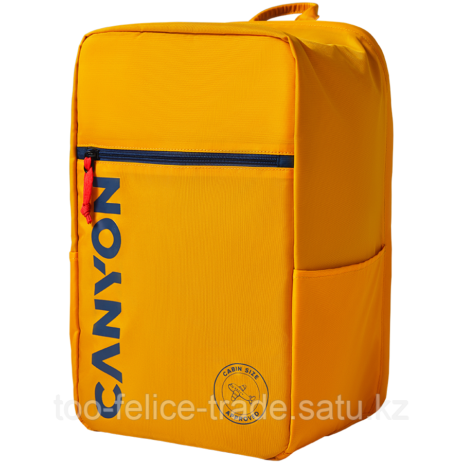 CANYON CSZ-02, cabin size backpack for 15.6'' laptop ,polyester ,yellow - фото 3 - id-p106722423