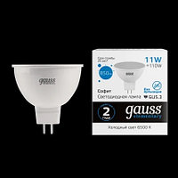 Лампа Gauss Elementary MR16 11W 850lm GU5.3 LED 6500K