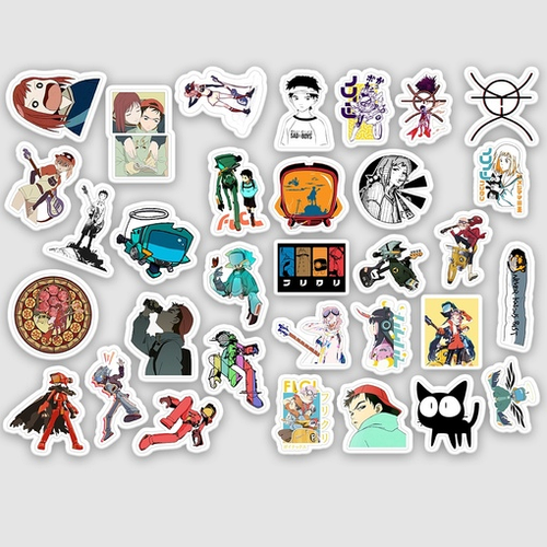 Упаковка стикеров [Аниме ФуриКури - flcl] 50 (id 107644662)