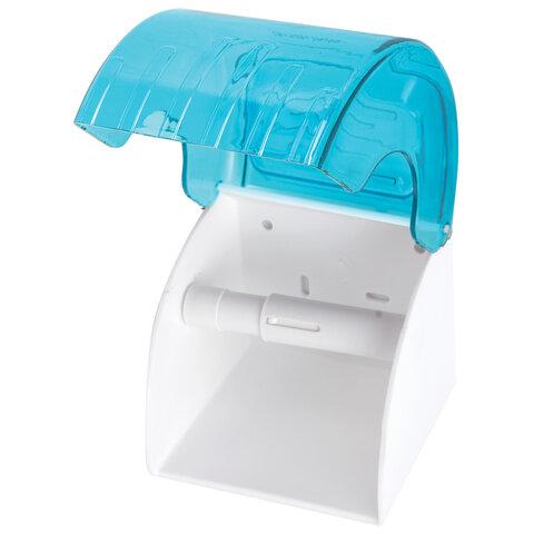 Диспенсер для туалетной бумаги LAIMA в стандартных рулонах, тонированный голубой, - фото 2 - id-p107645657