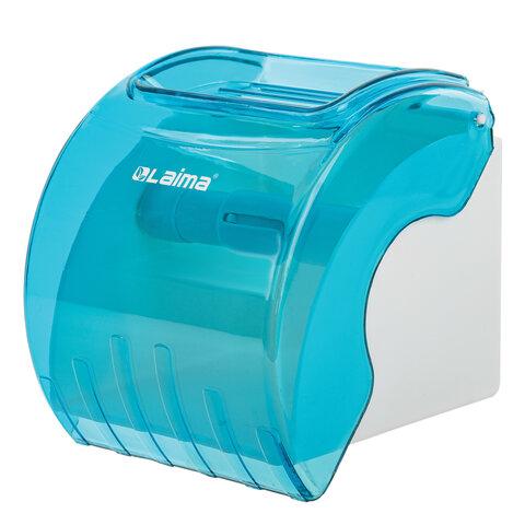 Диспенсер для туалетной бумаги LAIMA в стандартных рулонах, тонированный голубой, - фото 1 - id-p107645657