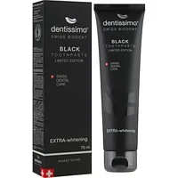 Зубная паста Dentissimo extra whitening black, 75ml