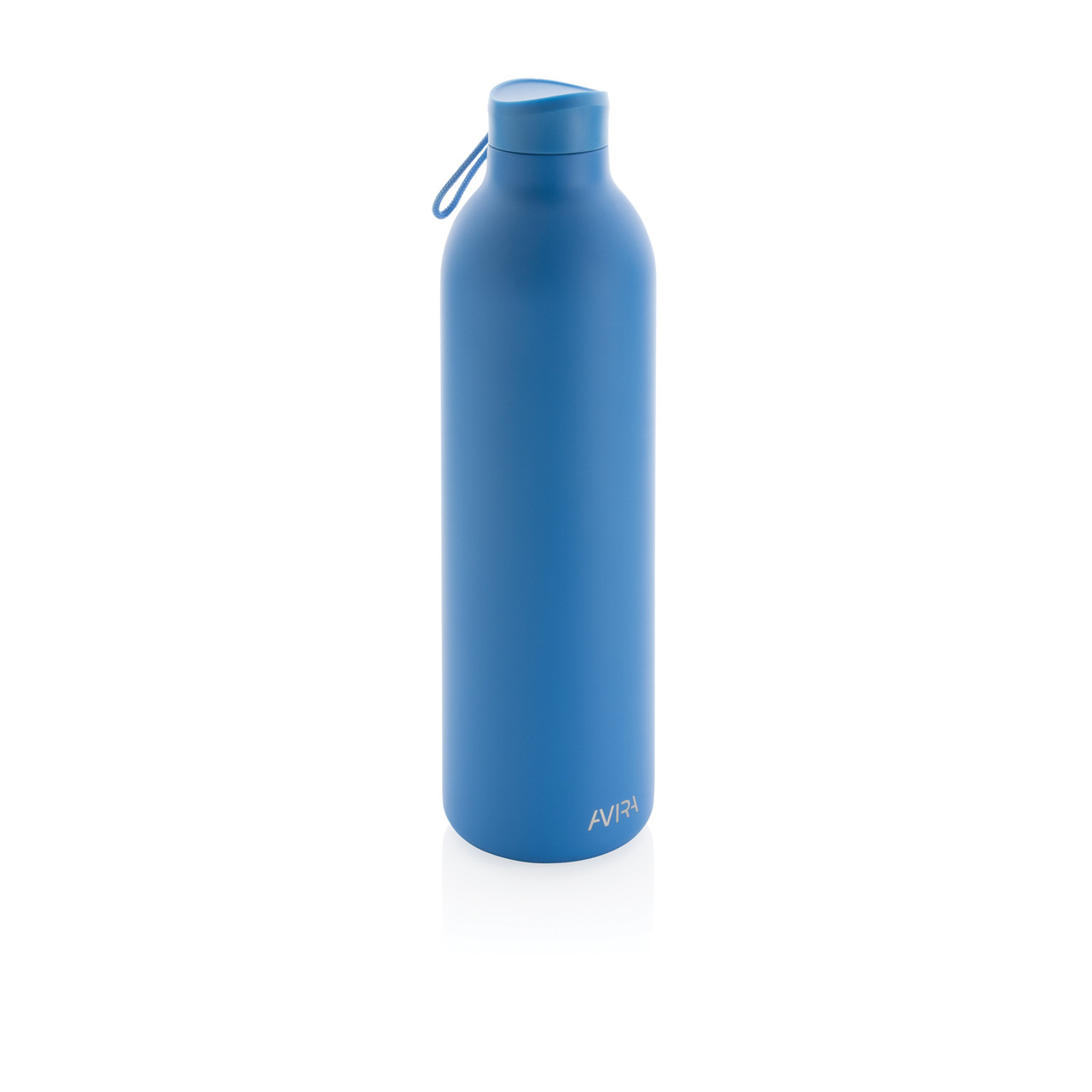 Термобутылка Avira Avior из переработанной нержавеющей стали RCS, 1 л, синий; , , высота 28,8 см., диаметр 8,3