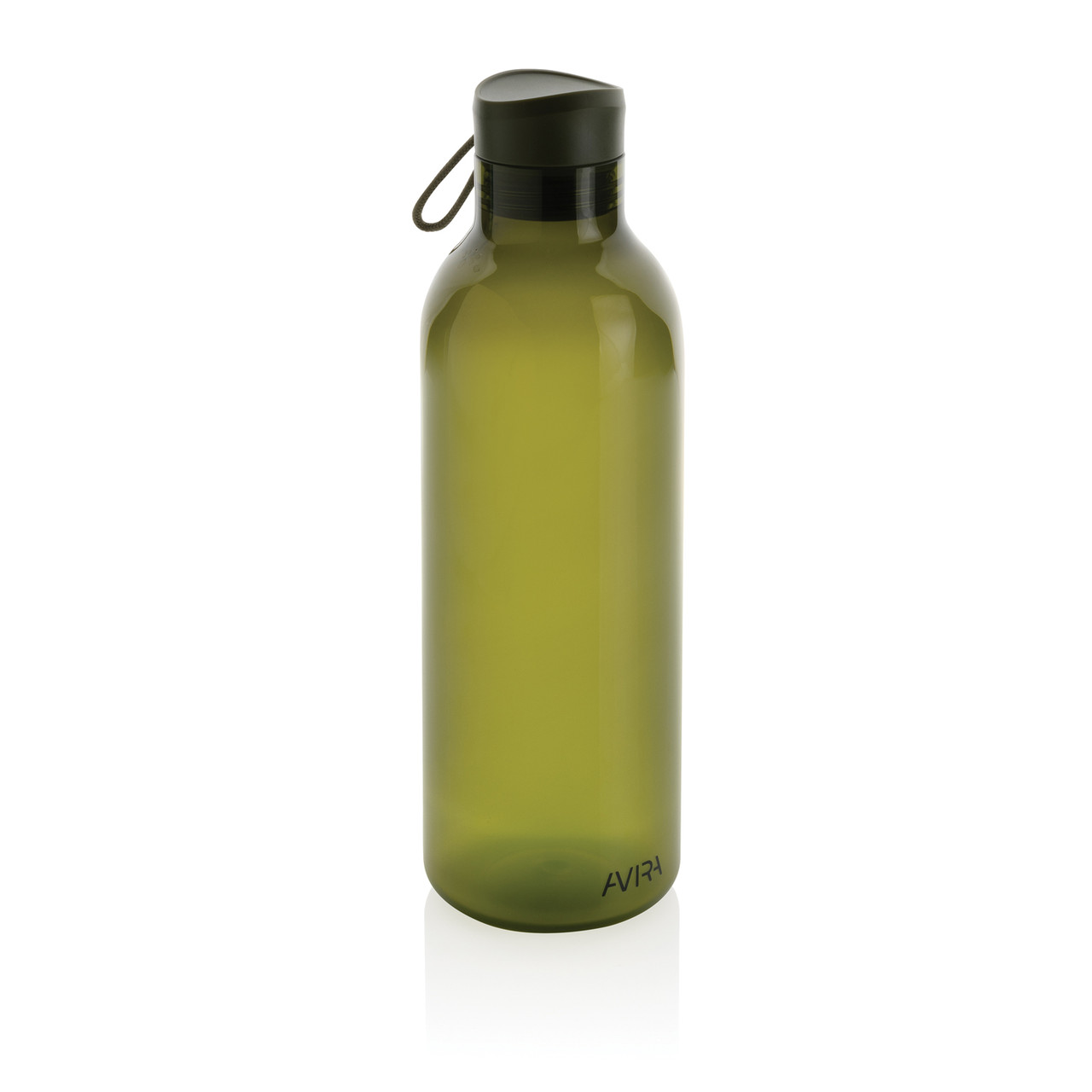 Бутылка для воды Avira Atik из rPET RCS, 1 л, зеленый; , , высота 26,6 см., диаметр 8,3 см., P438.047 - фото 1 - id-p107646720