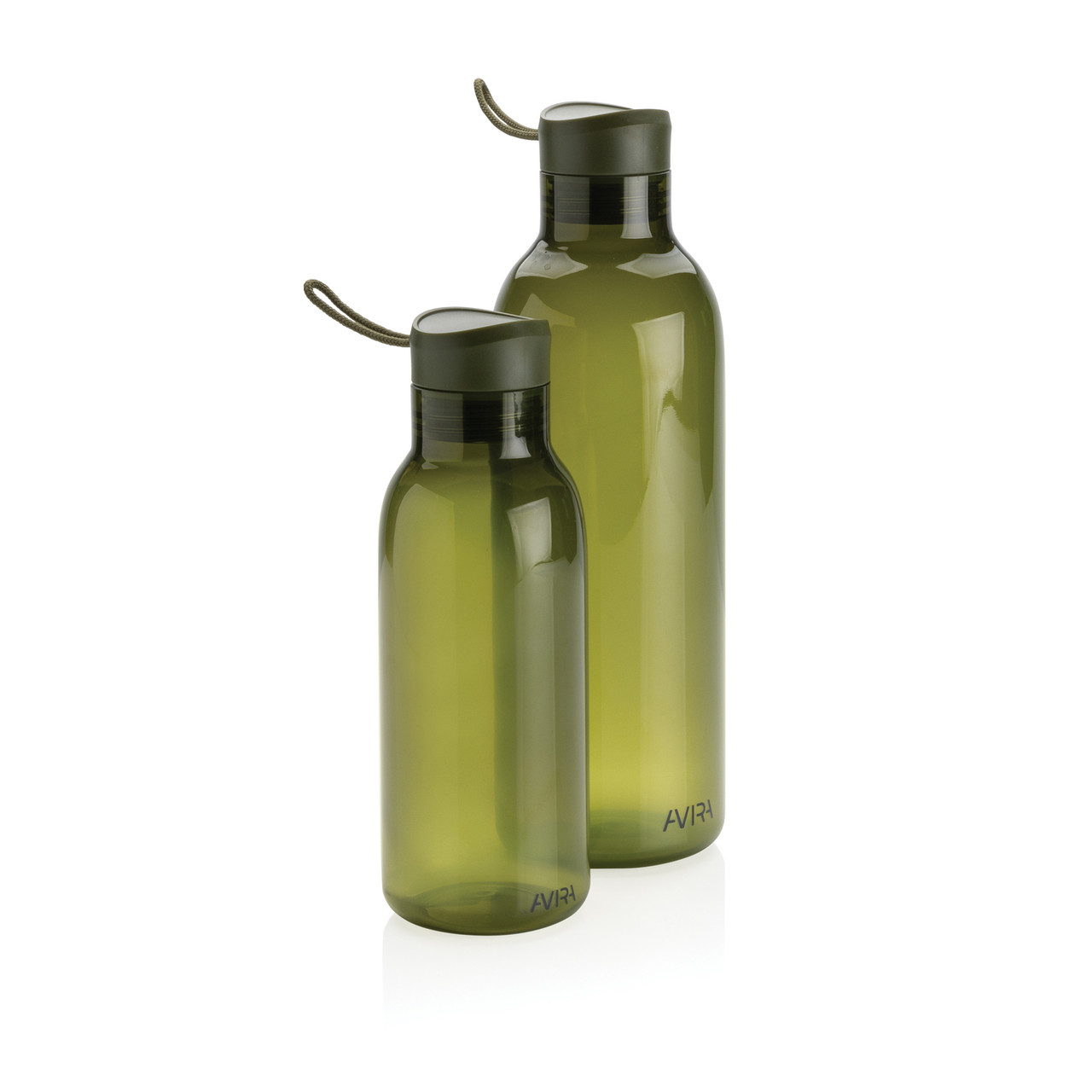 Бутылка для воды Avira Atik из rPET RCS, 1 л, зеленый; , , высота 26,6 см., диаметр 8,3 см., P438.047 - фото 7 - id-p107646720