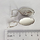 Серьги из серебра с фианитами Diamant 94-121-01560-1 серебро с родием, фото 3