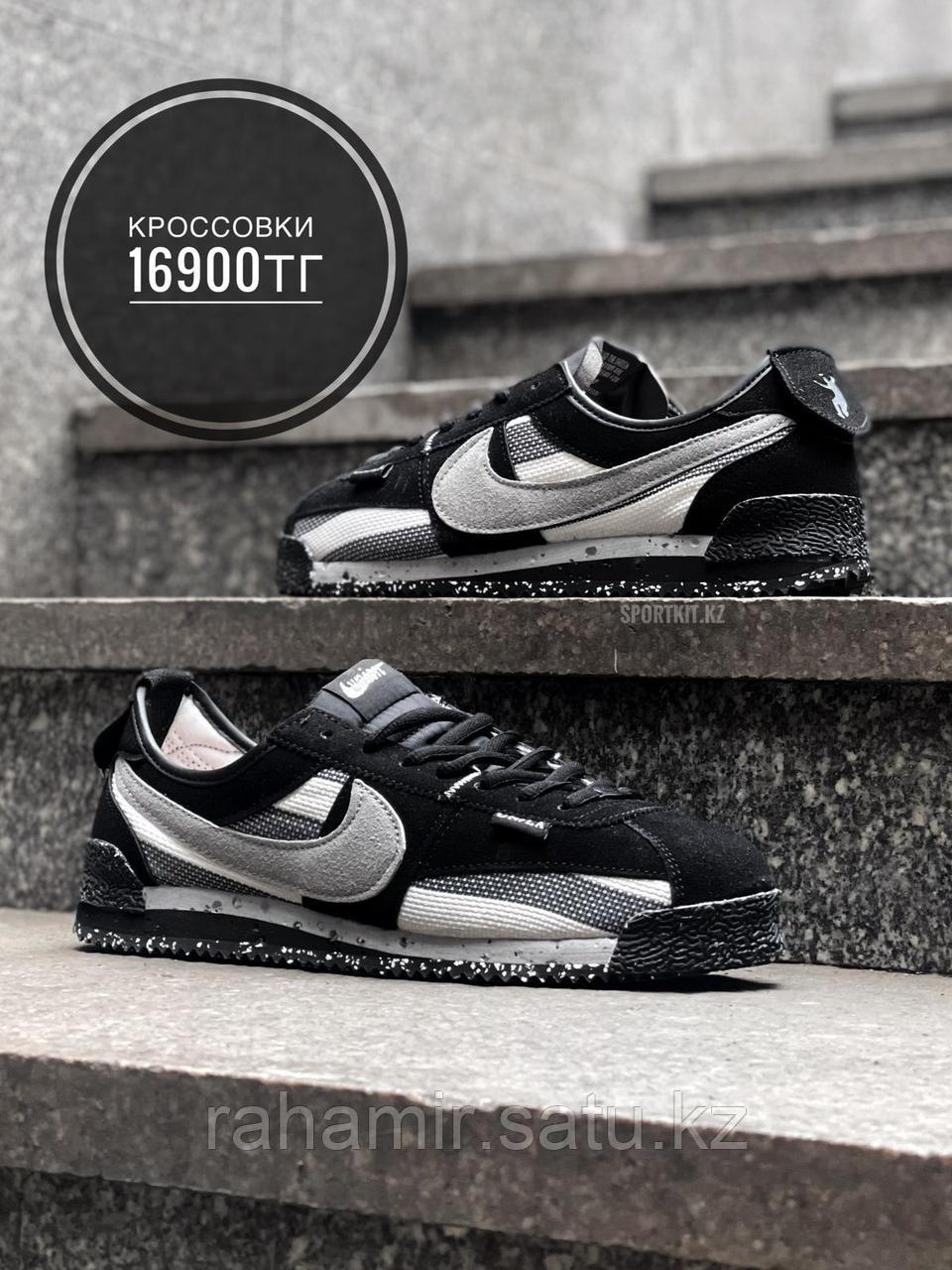 Крос Nike Cortez Union чер сер 2221-2