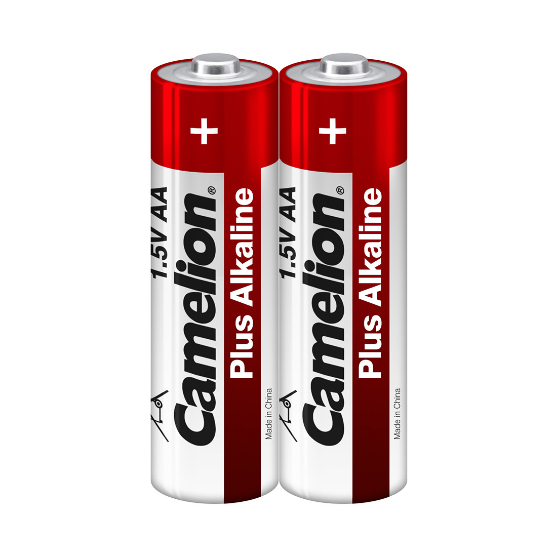 CAMELION LR6-SP2 Батарейка Plus Alkaline, AA, 1.5V, 2700 mAh, 2 шт. в плёнке