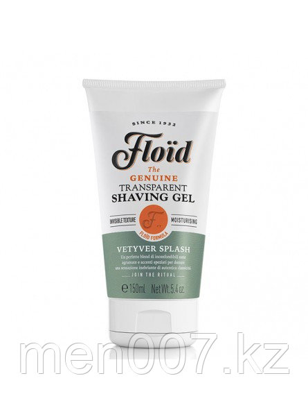 Floid The Genuine Shaving Gel Vetyver Splash (прозрачный Гель для бритья) 150 мл