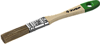 Кисть плоская ЗУБР "ЛАЗУРЬ-МАСТЕР", смешанная щетина, деревянная ручка, 20мм