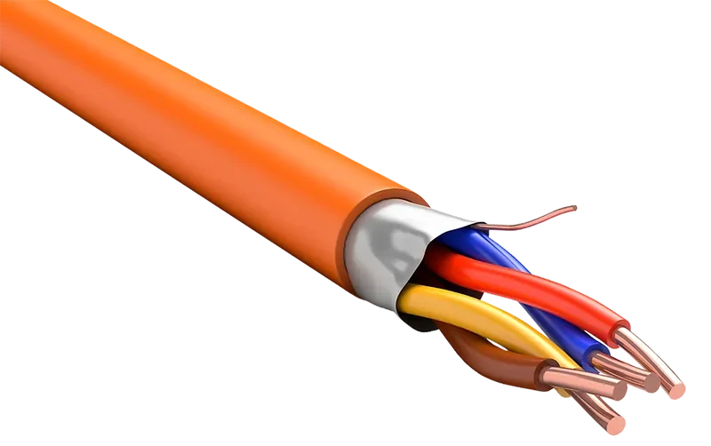 ITK Кабель огнестойкий КПСЭнг(А)-FRLS 2х2х0,50 оранжевый (200м)