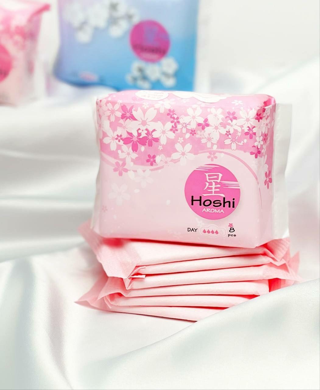 Дневные прокладки Hoshi Aroma Day Use с ароматом сакуры - фото 1 - id-p107657869