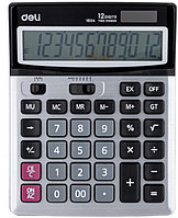 Калькулятор бухгалтерский 12р. 190*149 мм, метал. панель, DELI