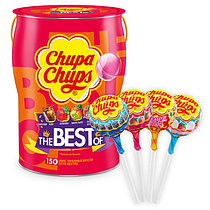 Леденцы Chupa-Chups The Best of, 12 г (150шт в упаковке)