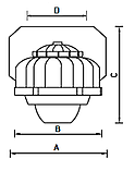 Светильник ACORN LED 40 D120 5000K, фото 3