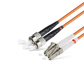 Патч Корд Оптоволоконный LC/UPC-ST/UPC MM OM2 50/125 Duplex 3.0мм 1 м