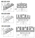 Светильник HB LED 800 D60 5000K (380V protection), фото 3