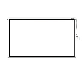 Экран моторизированный (с пультом Д/У) Deluxe DLS-ERC221x121W (87"х47"), Ø - 98", 16:9