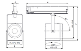 Светильник ARMA/T LED 15 BL D30 4000K, фото 3