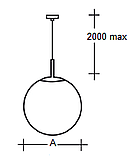 Светильник SIRIUS P LED 400 WH 4000K SET, фото 3