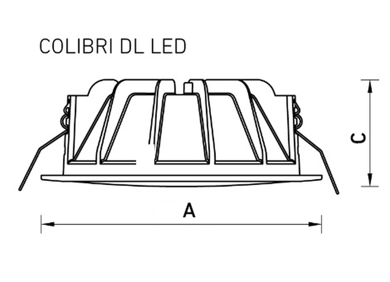 Светильник COLIBRI DL LED 15 S 4000K - фото 3 - id-p107668546