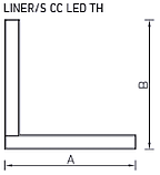 Светильник LINER/S CC LED 600 TH W 4000K, фото 2