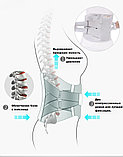 Ортопедический поддерживающий пояс для снятия боли в пояснице и спине при протрузии после  операции., фото 3