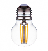 Лампа светодиодная нитевидная прозрачная шар G45 11Вт 6500К Е27 Фарлайт