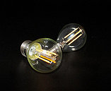 Лампа светодиодная нитевидная прозрачная шар G45 11Вт 2700К Е27 Фарлайт, фото 2