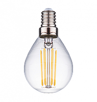 Лампа светодиодная нитевидная прозрачная шар G45 11Вт 2700К Е14 Фарлайт