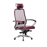 Кресло офисное Samurai SL-2.04 Темно-бордовый