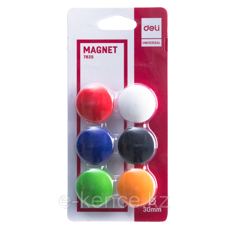 Магниты d-30 мм в наборе 12шт.цветные Deli - фото 2 - id-p107672753