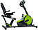 Горизонтальный Велотренажер Магнитный Hop-Sport Зеленый, фото 2
