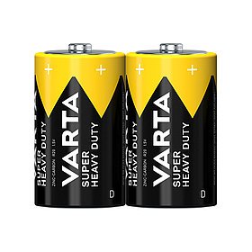 Батарейка VARTA Superlife (Super Heavy Duty) Mono 1.5V - R20P/D 2 шт. в пленке