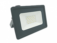 Прожектор светодиодный СДО 20Вт зеленый свет IP65 серый корпус Фарлайт