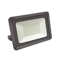 Прожектор светодиодный СДО 50Вт 6500К IP65 серый Фарлайт