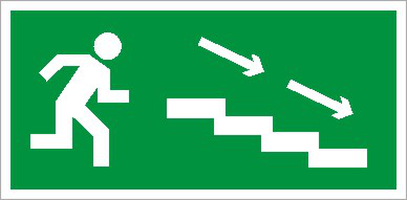 Светильник URAN LED Exd-С004 ПО ЛЕСТНИЦЕ ВНИЗ НАПРАВО Б/З, фото 1